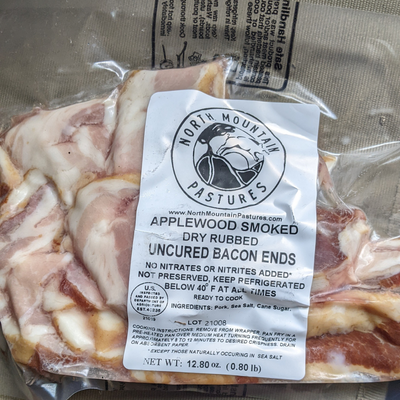 Bacon Ends, No Nitrate - 3/4 lb