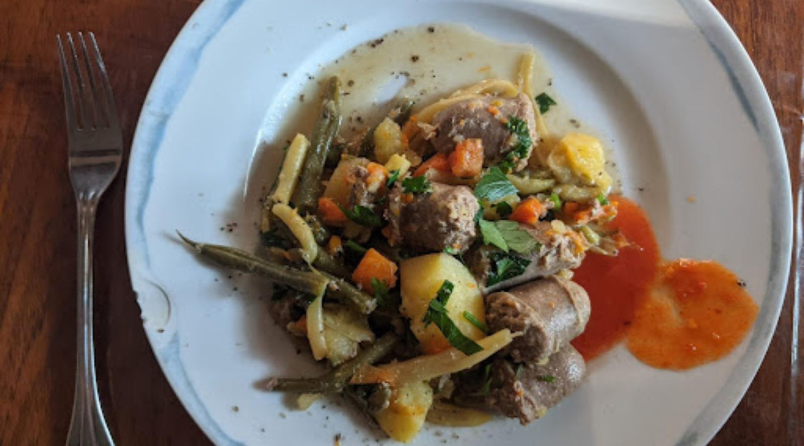 One Pot Instant Pot Sausage, Beans, & Potatoes