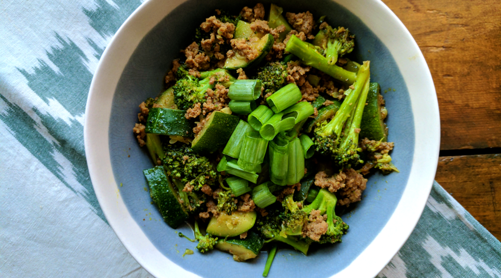 Food from the Farm: Summer Vegetable Ground Beef Stir Fry