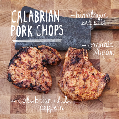 Calabrian Pork Chops - Pack of 2 (avg 1.4 lbs)