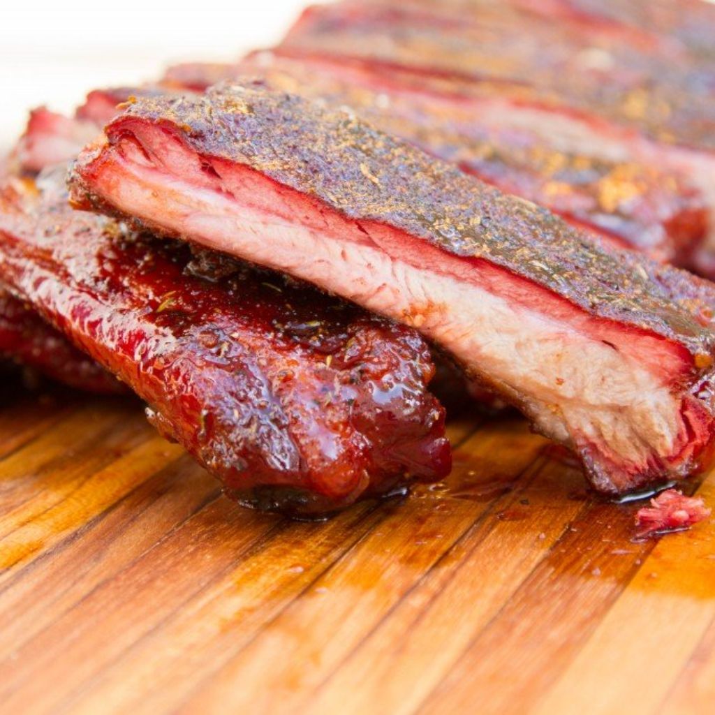 Pastured Pork Spare Ribs Half Rack, 1.5 lb avg