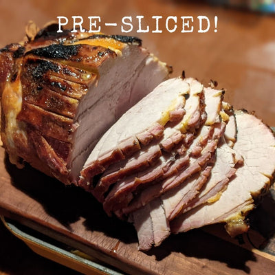 Pastured Pork Ham - Pre-sliced, Boneless, No Nitrate, 5 lbs avg